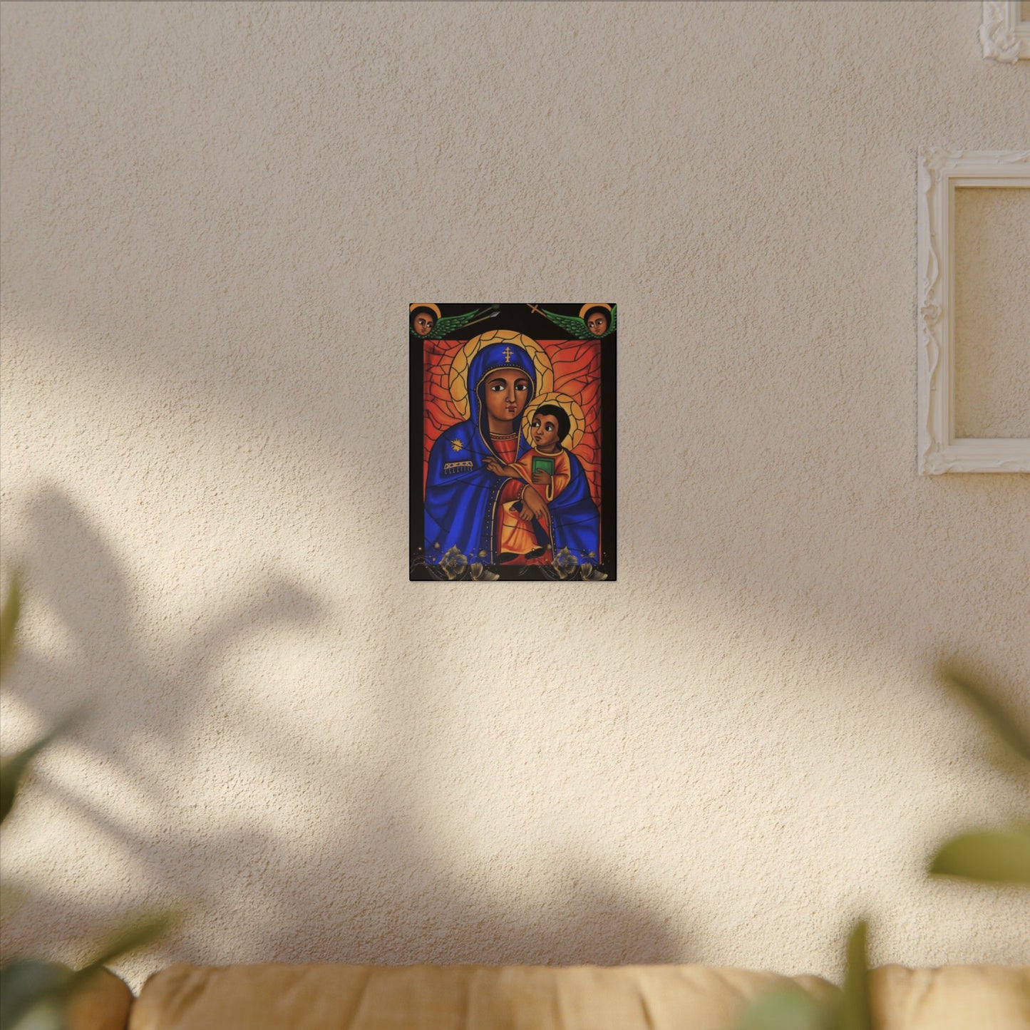 Virgin Mary Matte Canvas, Stretched, 0.75" (Multi-Size)