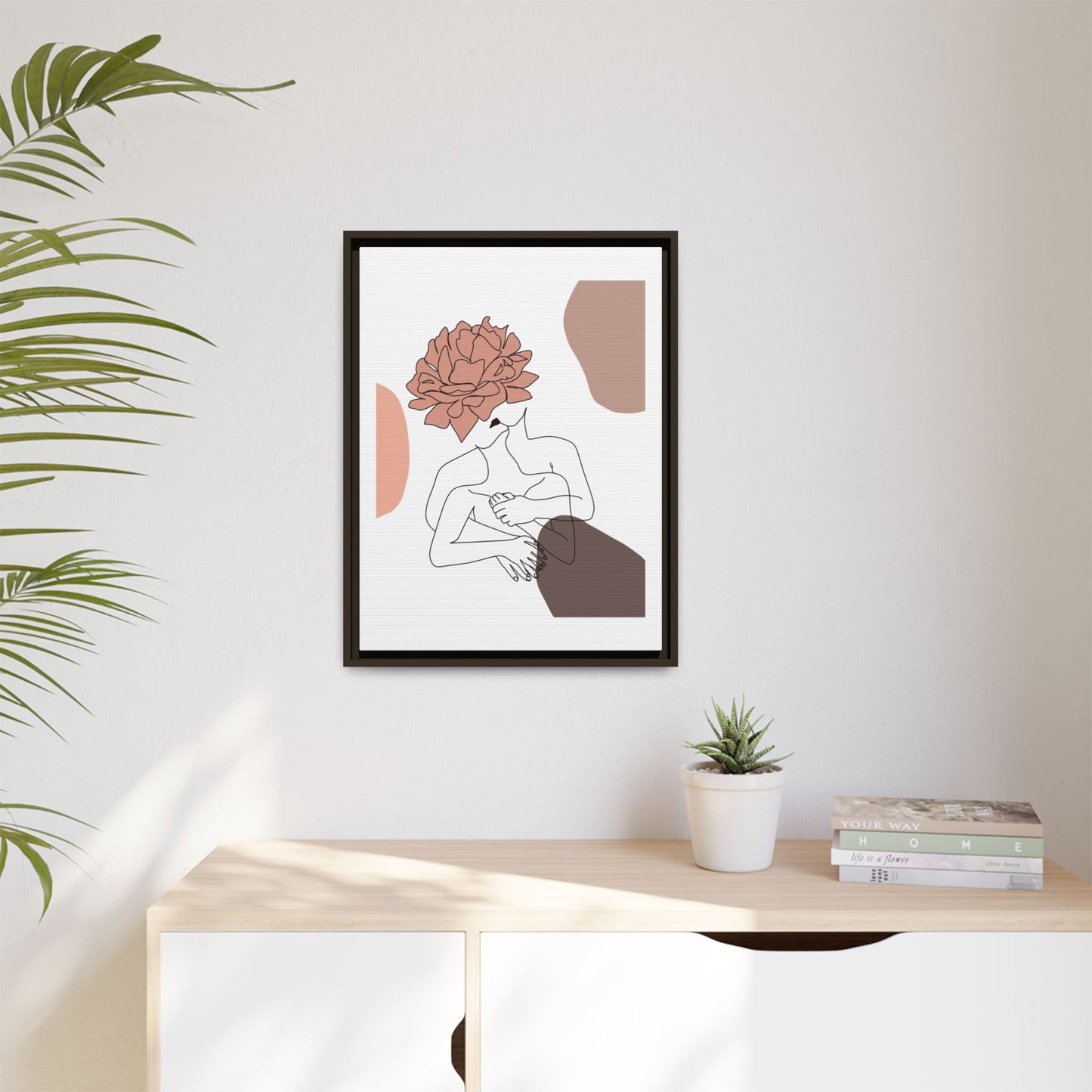 Matte Canvas, Framed (Multi-color)