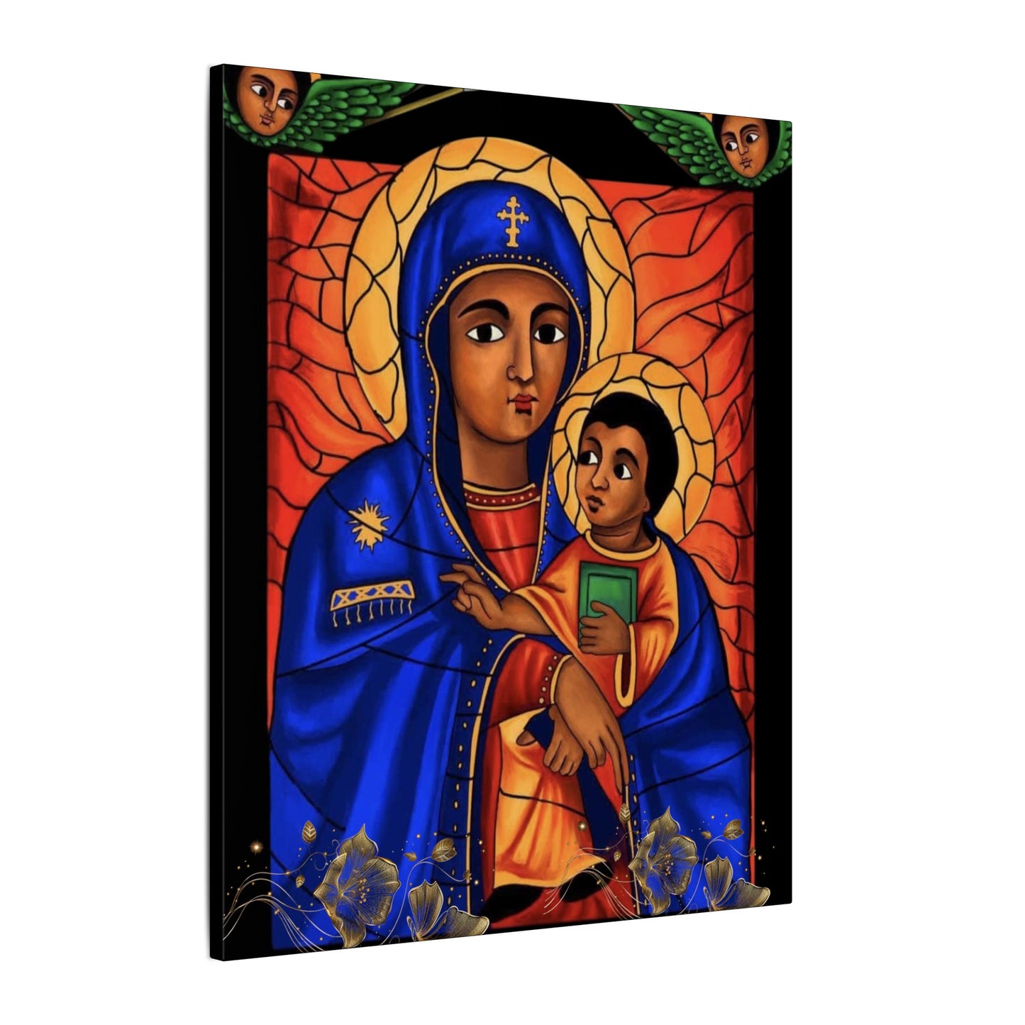 Virgin Mary Matte Canvas, Stretched, 0.75" (Multi-Size)