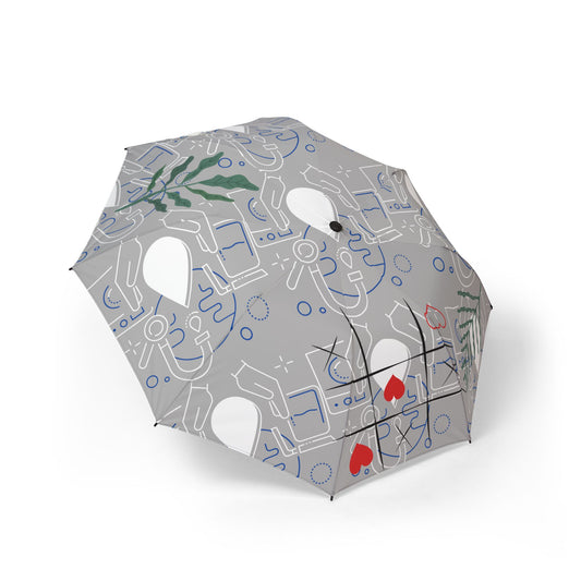 Semi-Automatic Foldable Umbrella