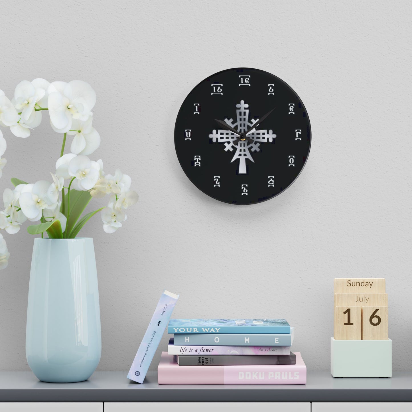 Acrylic Geez Wall Clock