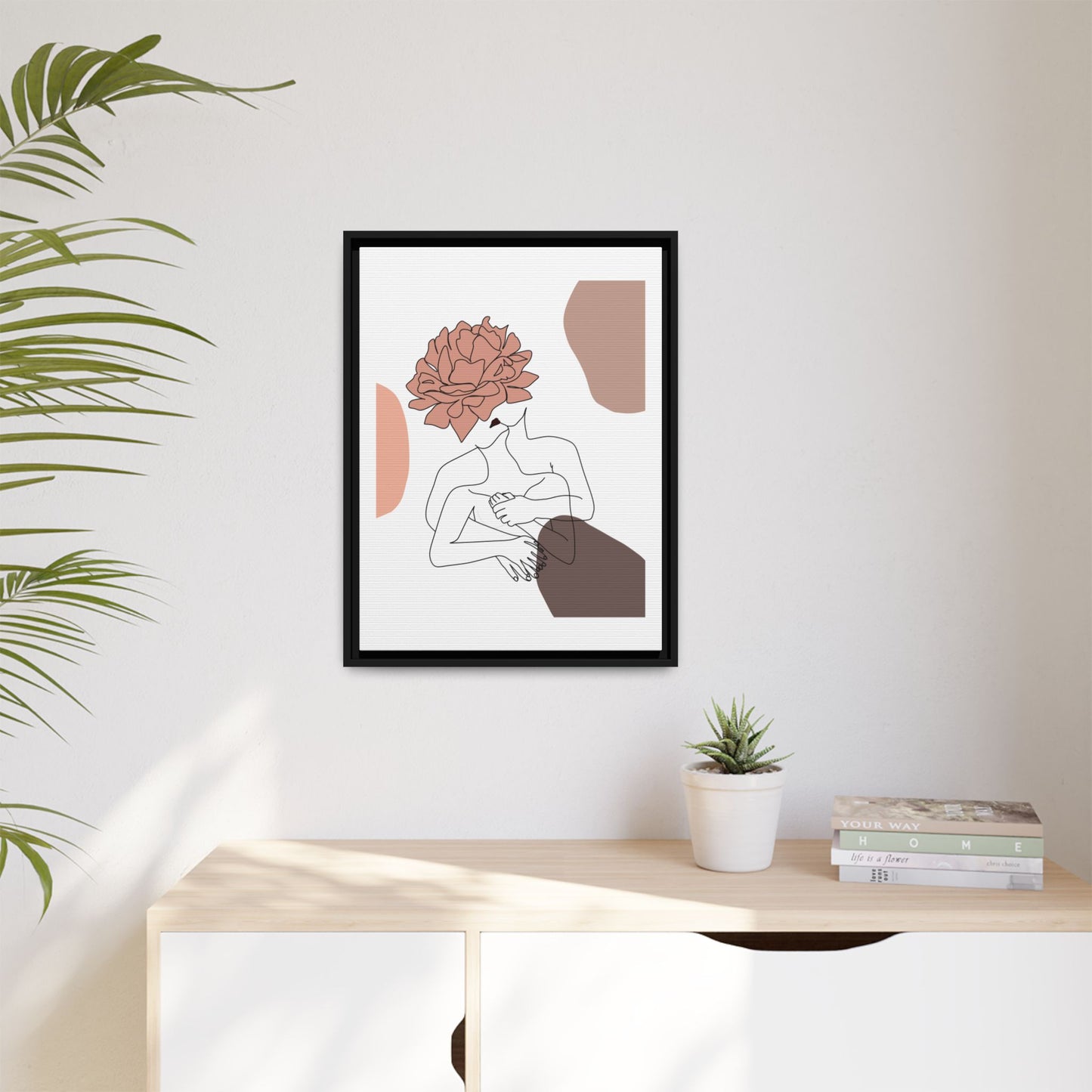 Matte Canvas, Framed (Multi-color)