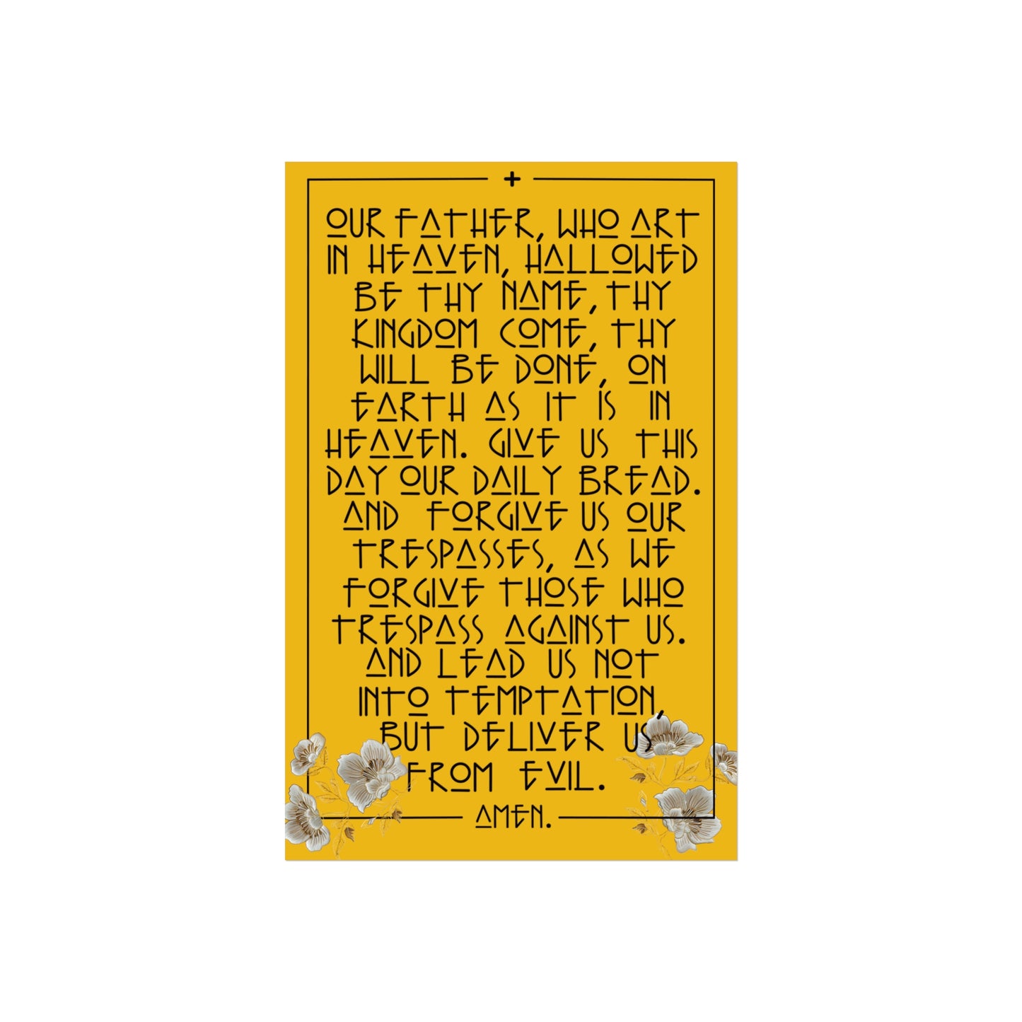 Copy of Fine Art Posters Psalms 23 Our Father