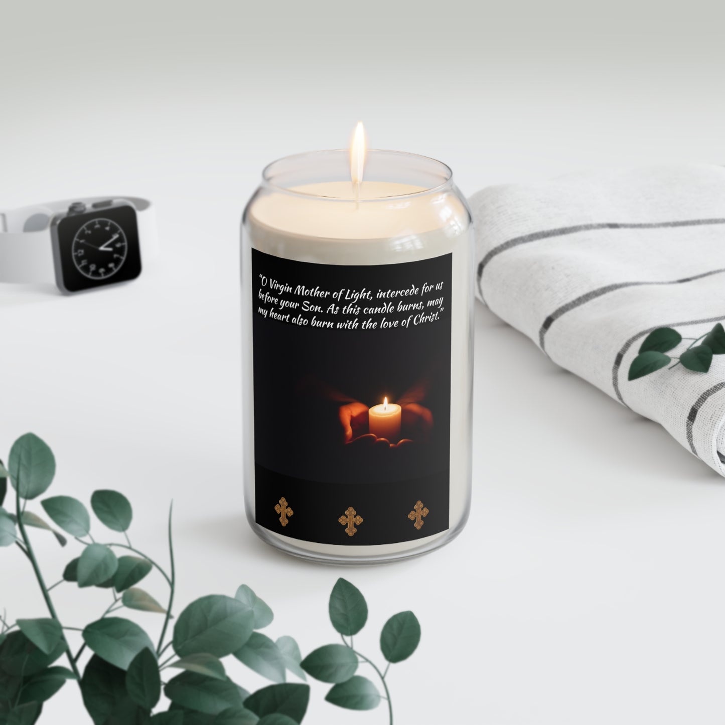Scented Candle, 13.75oz Kidane Mehret Flame