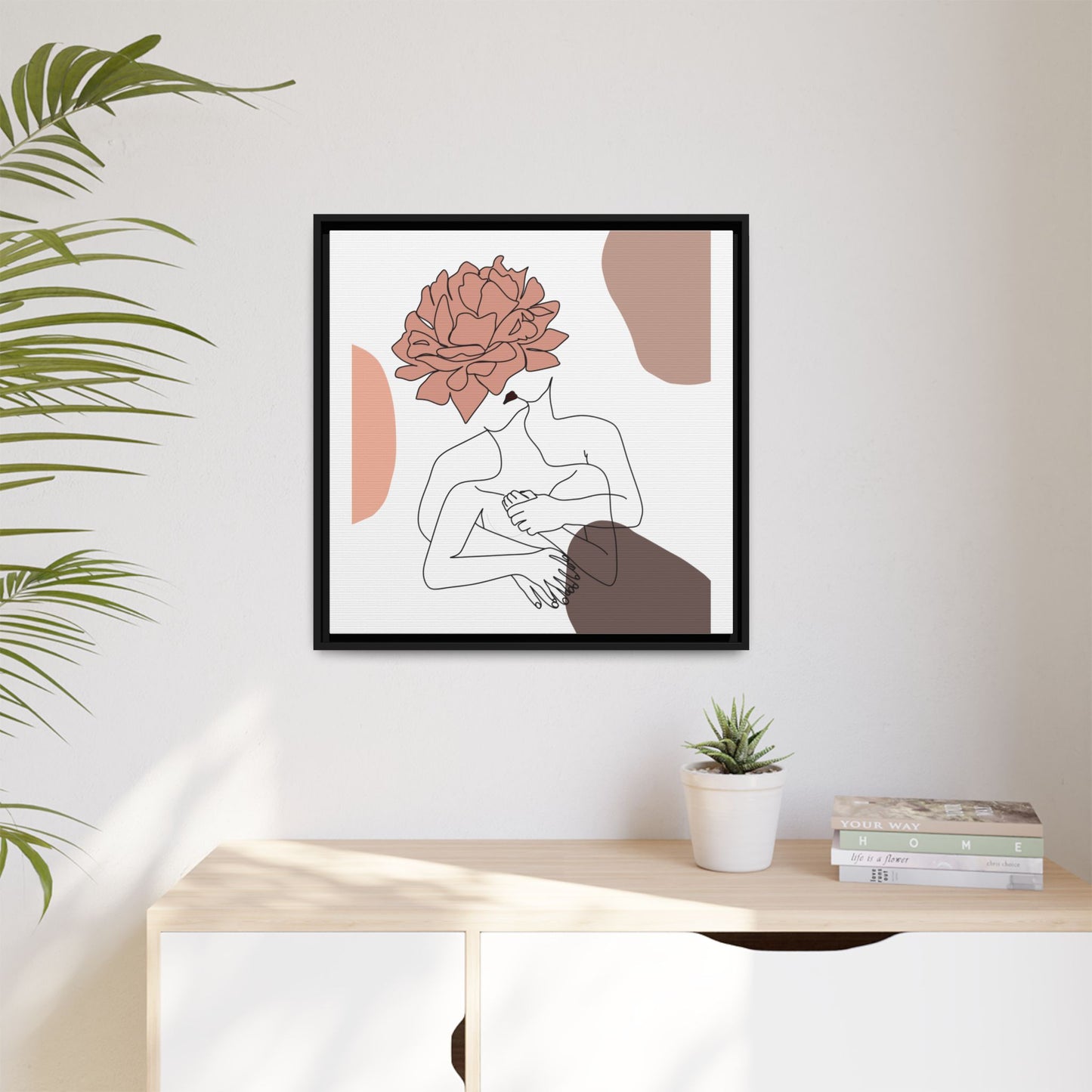 Matte Canvas, Framed (Multi-color)
