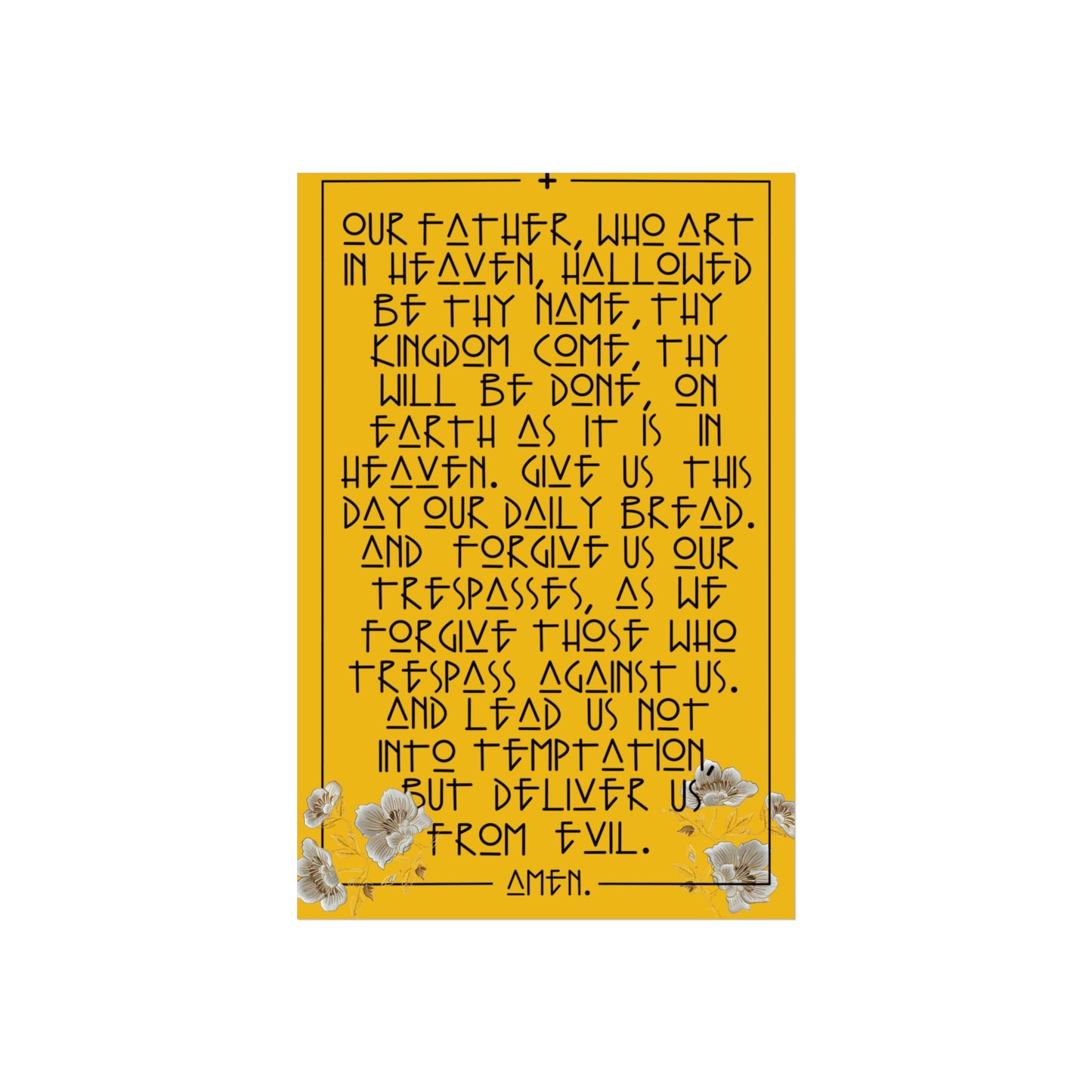 Copy of Fine Art Posters Psalms 23 Our Father