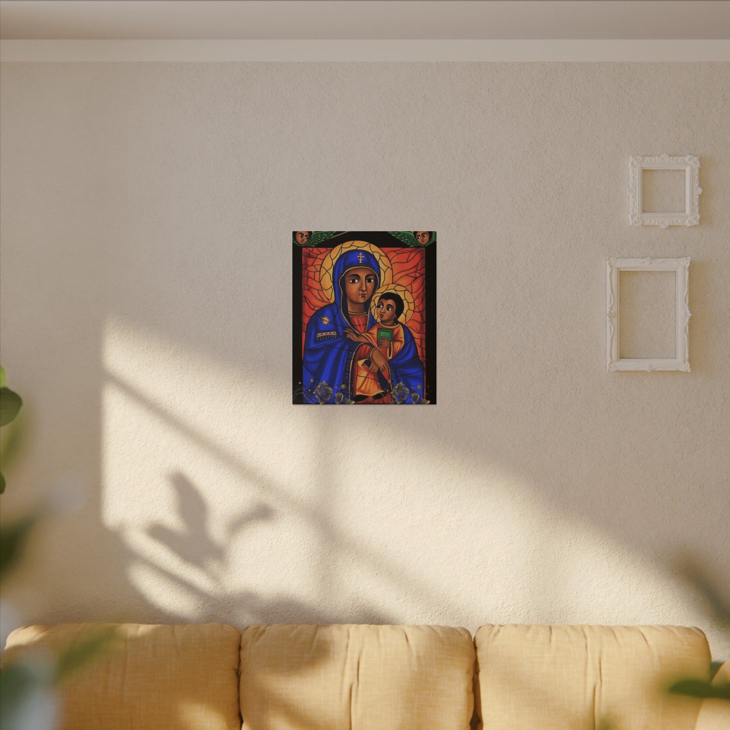 Virgin Mary Matte Canvas, Stretched, 0.75" (Multi-Size)