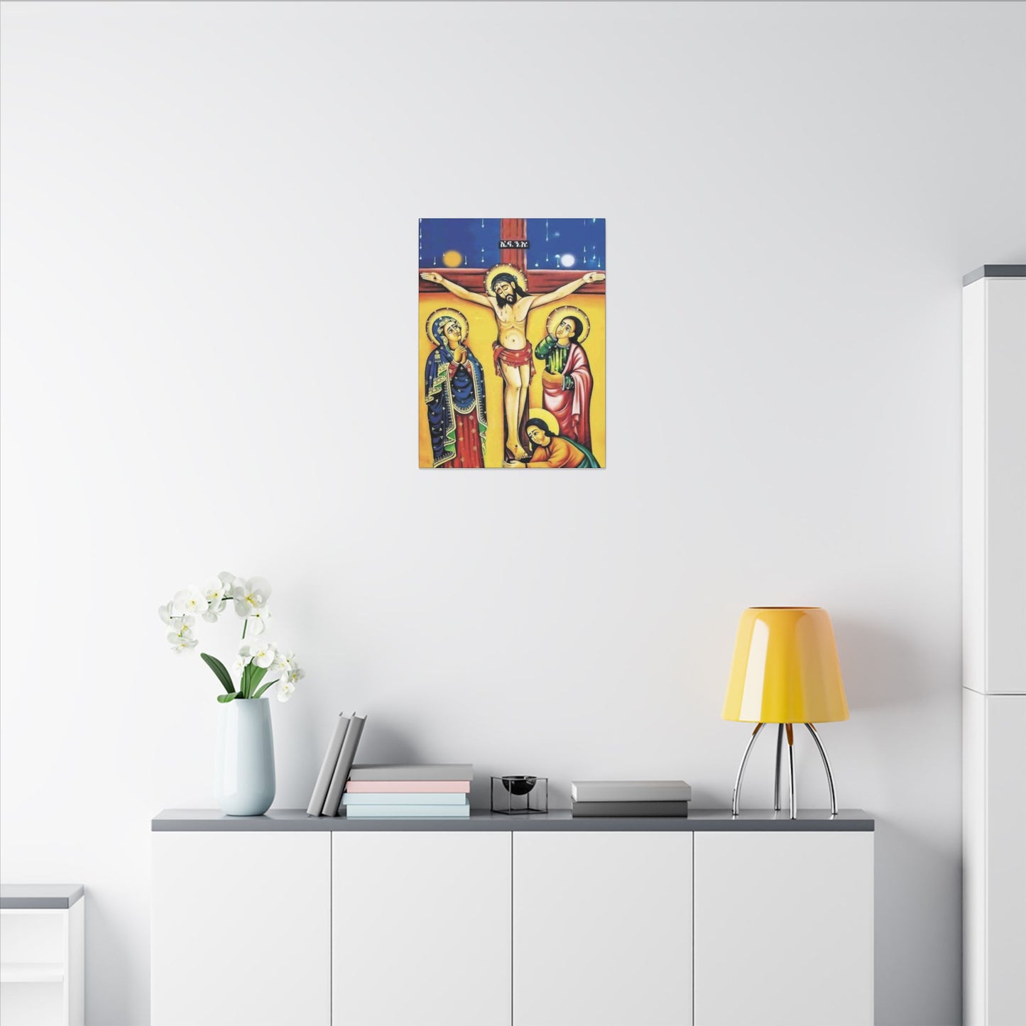 Matte Canvas, Stretched, 0.75" (Multi-Size) Jesus Christ ኢየሱስ ክርስቶስ