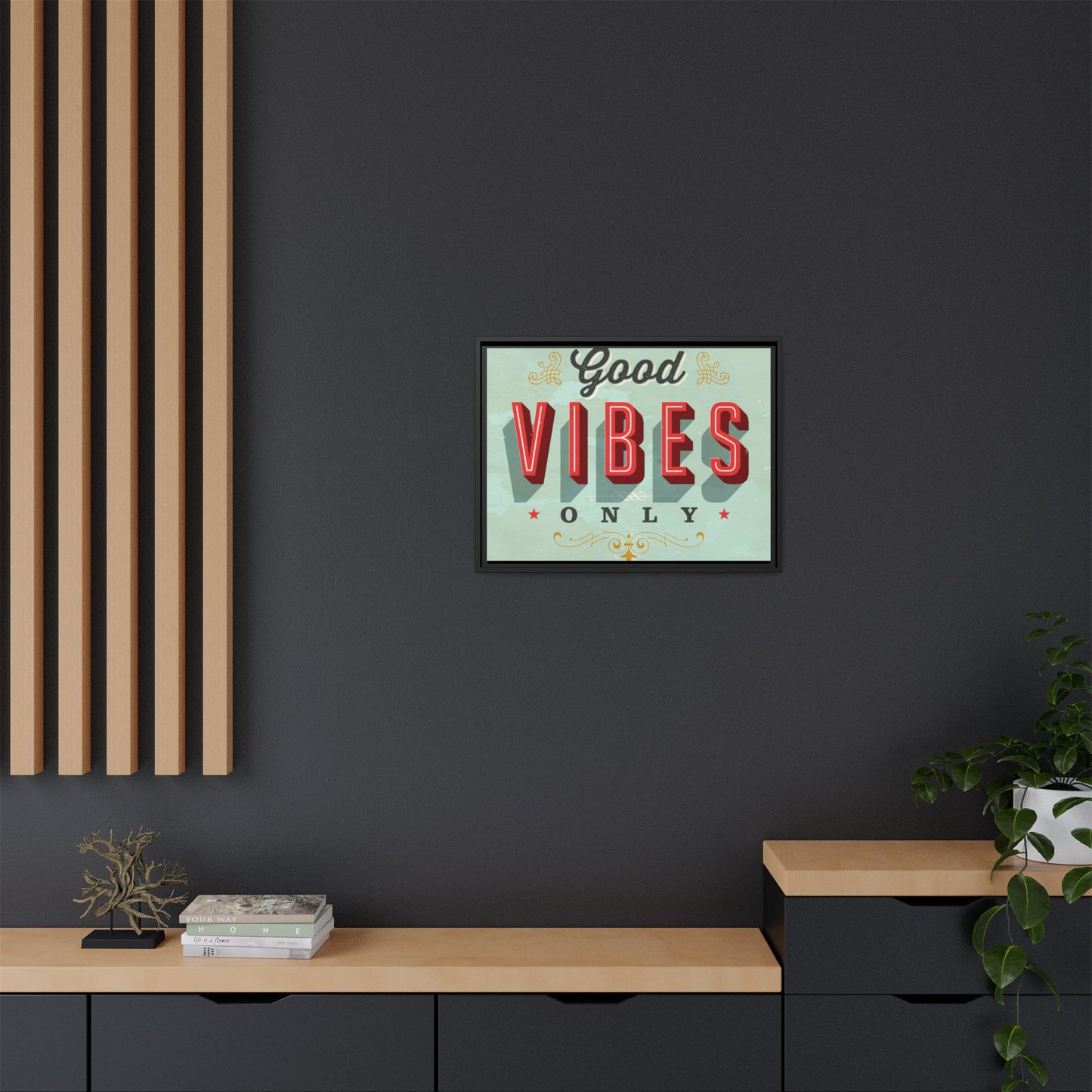 Matte Canvas, Framed (Multi-color)
