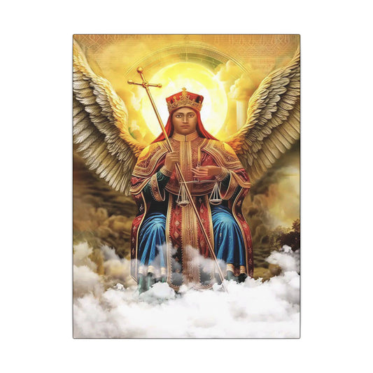 Matte Canvas, Stretched, 0.75" (Multi-Size) Saint Michael ቅዱስ ሚካኤል