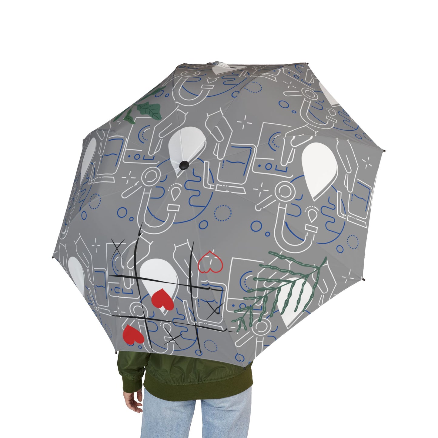 Semi-Automatic Foldable Umbrella