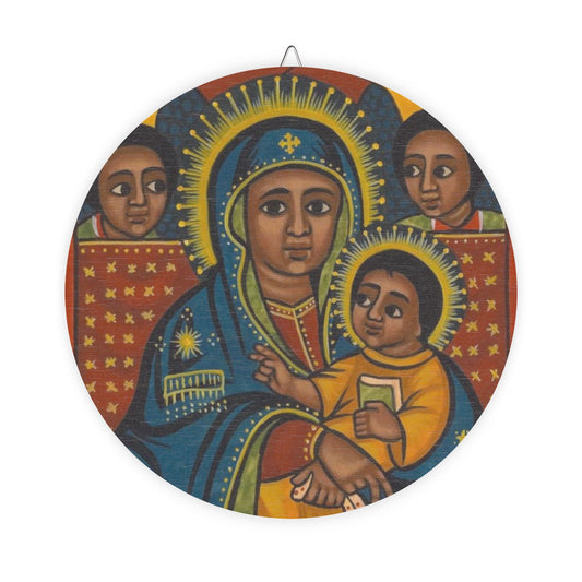 Virgin Mary ድንግል ማርያም - Wood Signs