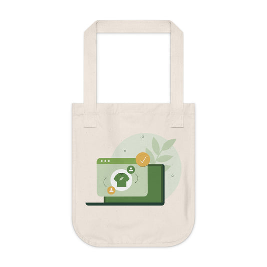Organic Canvas Tote Bag