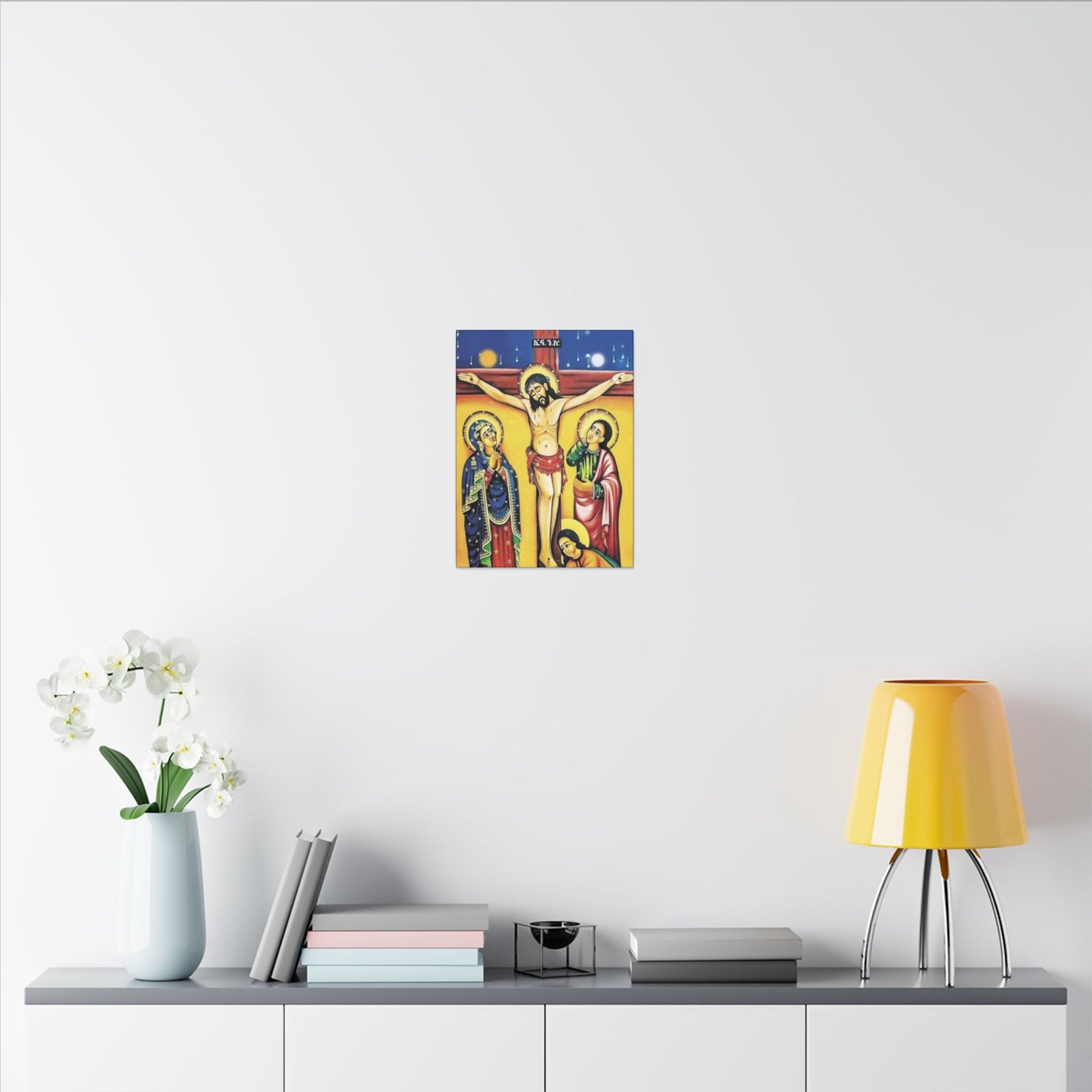 Matte Canvas, Stretched, 0.75" (Multi-Size) Jesus Christ ኢየሱስ ክርስቶስ