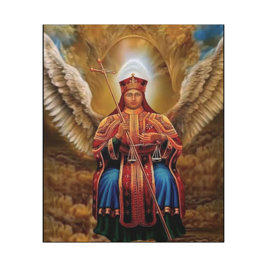 St. Michael Canvas Art Wraps, 1.6" ቅዱስ ሚካኤል