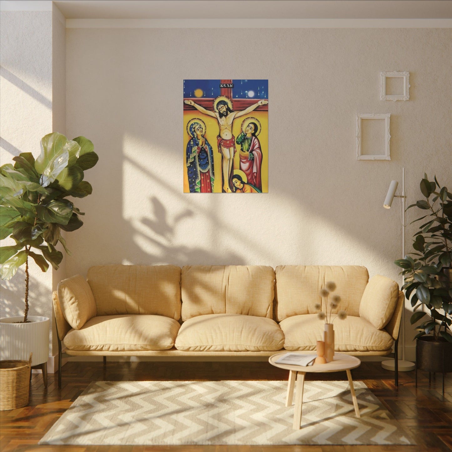 Matte Canvas, Stretched, 0.75" (Multi-Size) Jesus Christ ኢየሱስ ክርስቶስ