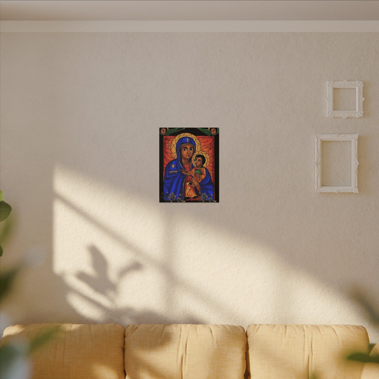 Virgin Mary Matte Canvas, Stretched, 0.75" (Multi-Size)