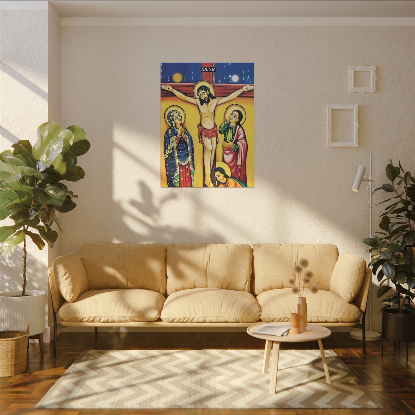 Matte Canvas, Stretched, 0.75" (Multi-Size) Jesus Christ ኢየሱስ ክርስቶስ