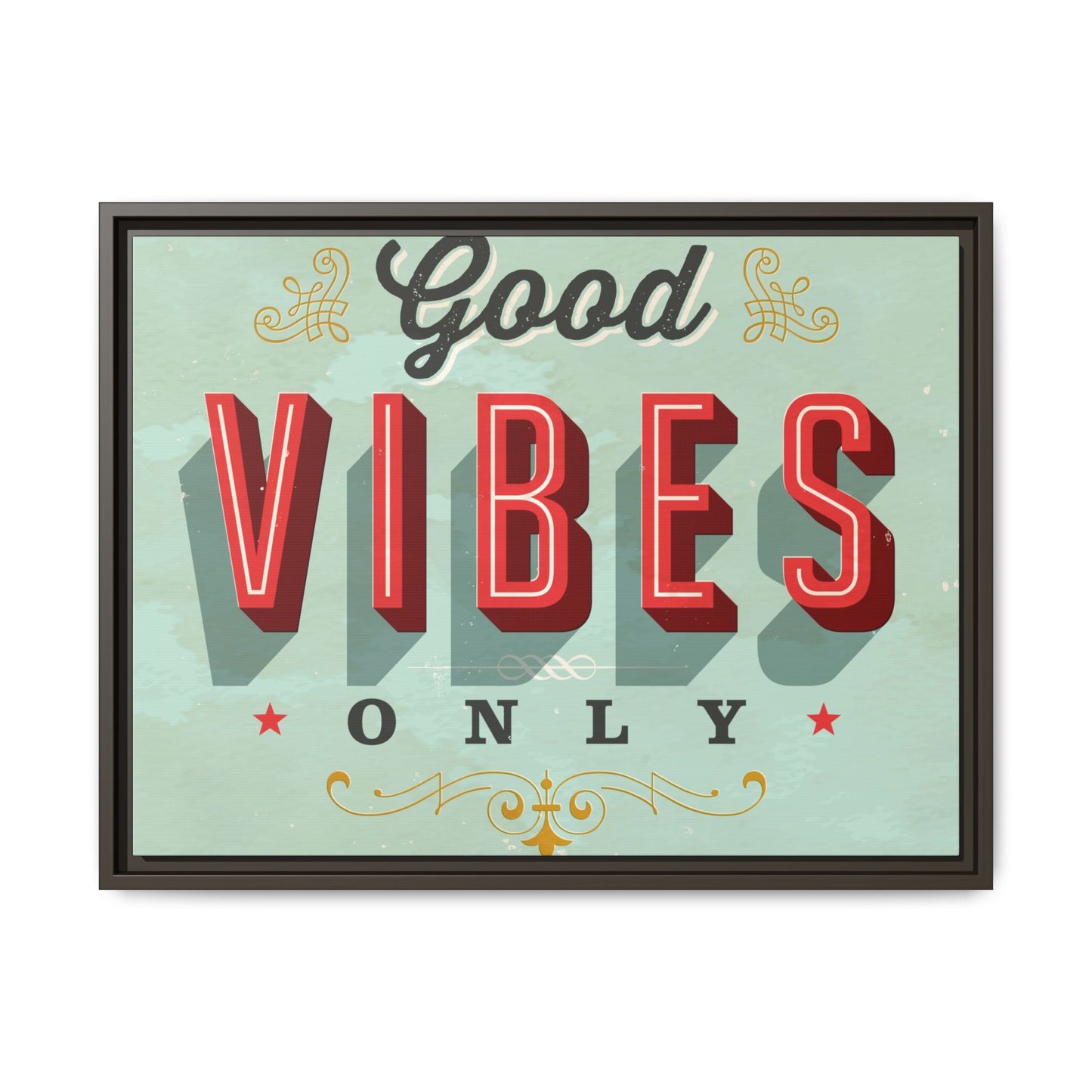 Matte Canvas, Framed (Multi-color)