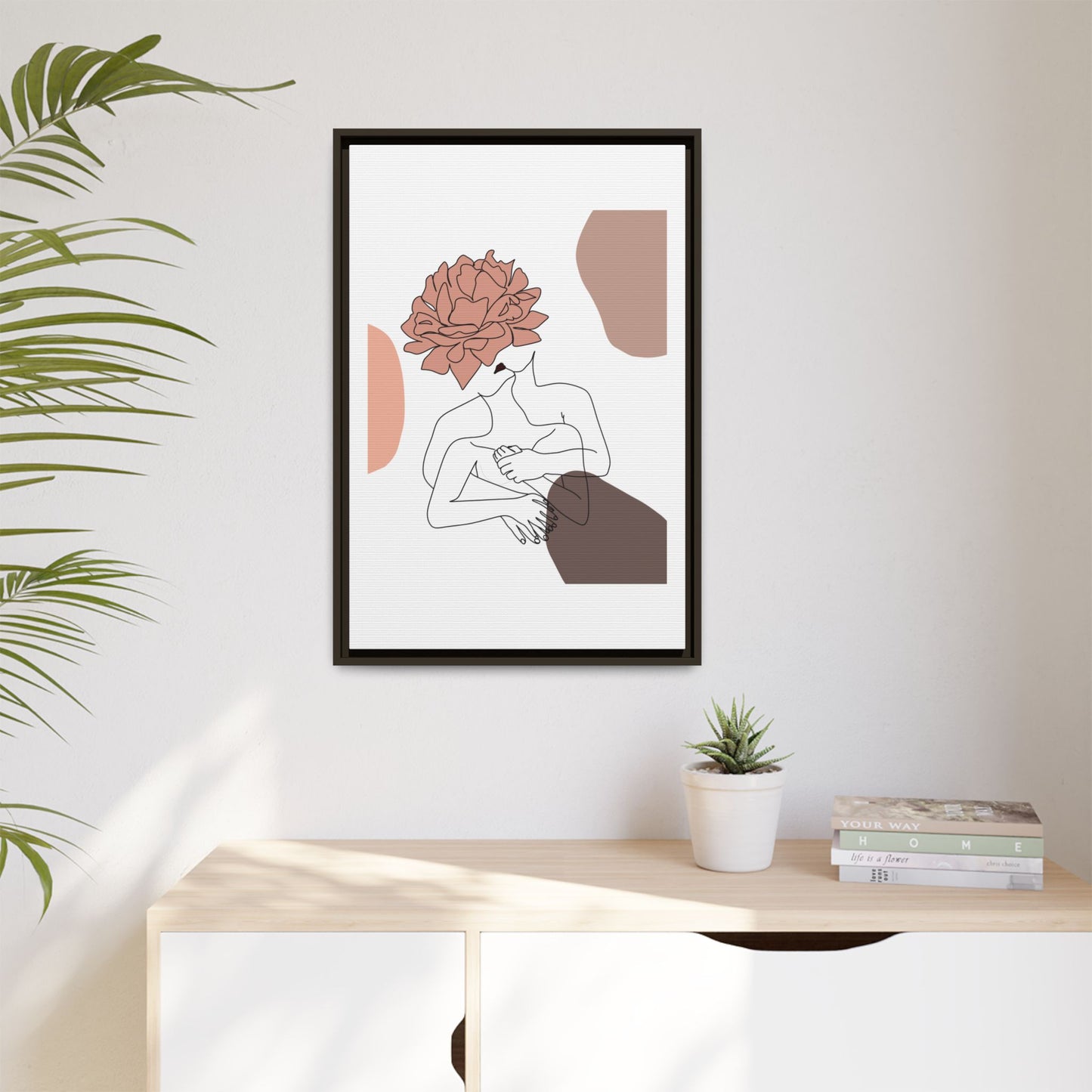 Matte Canvas, Framed (Multi-color)