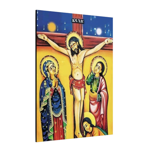 Matte Canvas, Stretched, 0.75" (Multi-Size) Jesus Christ ኢየሱስ ክርስቶስ