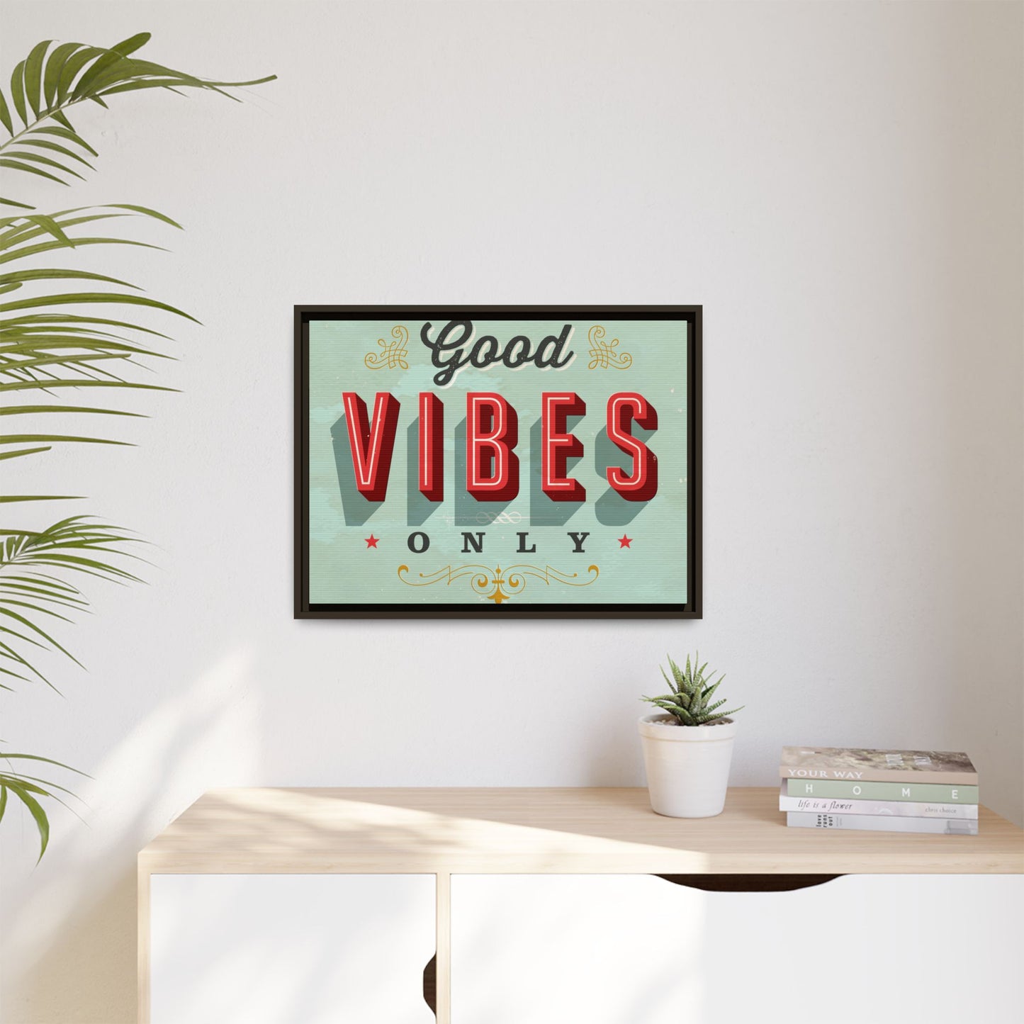 Matte Canvas, Framed (Multi-color)