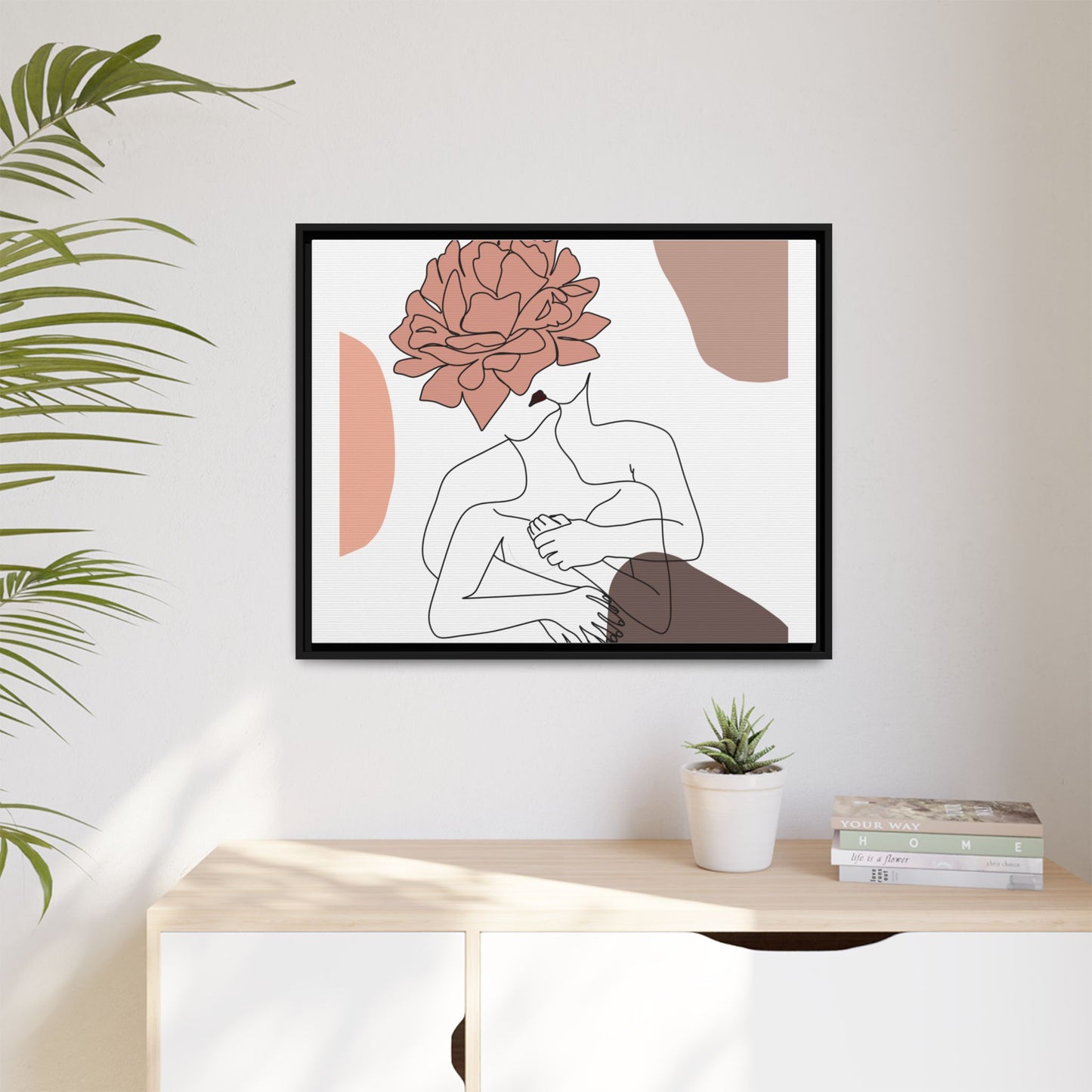 Matte Canvas, Framed (Multi-color)