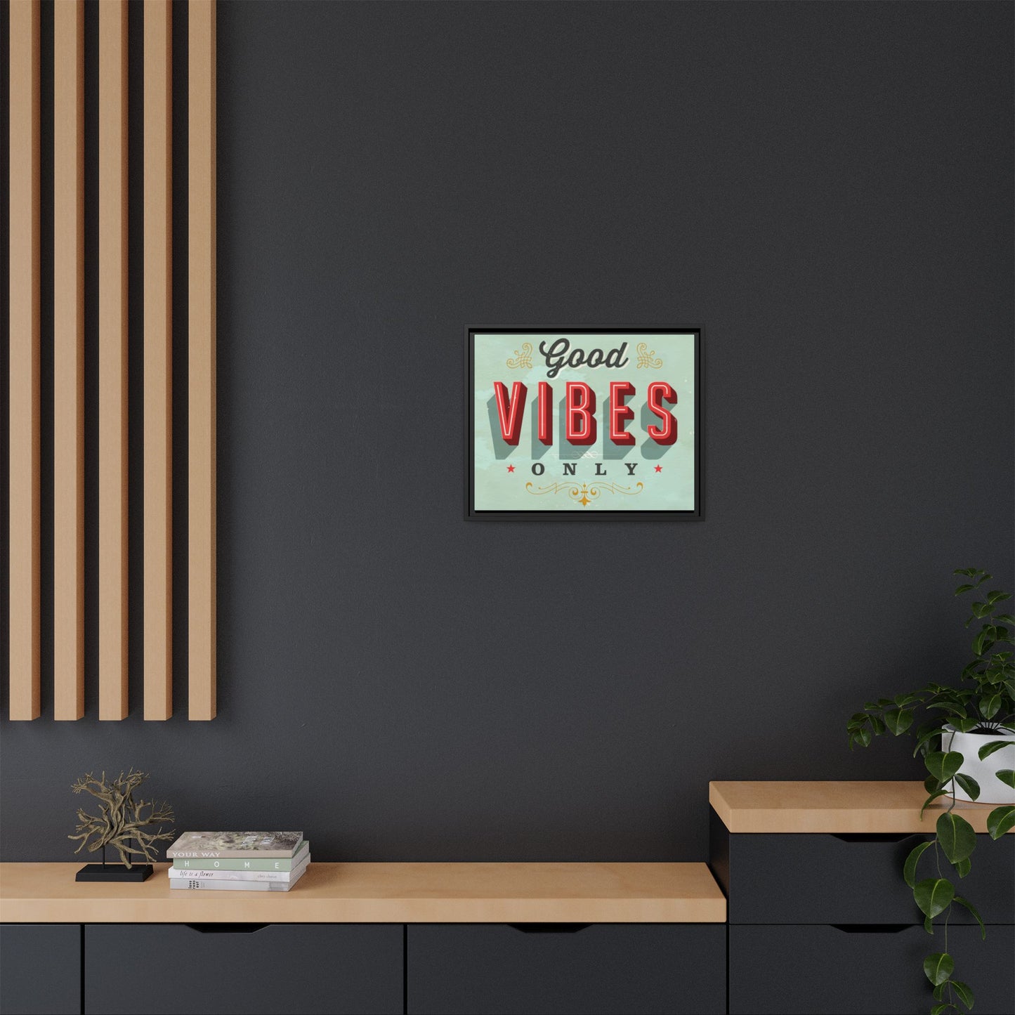 Matte Canvas, Framed (Multi-color)