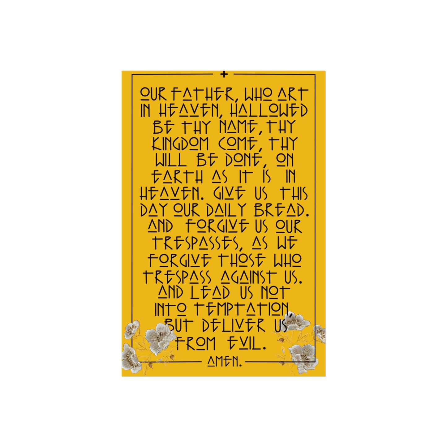 Copy of Fine Art Posters Psalms 23 Our Father