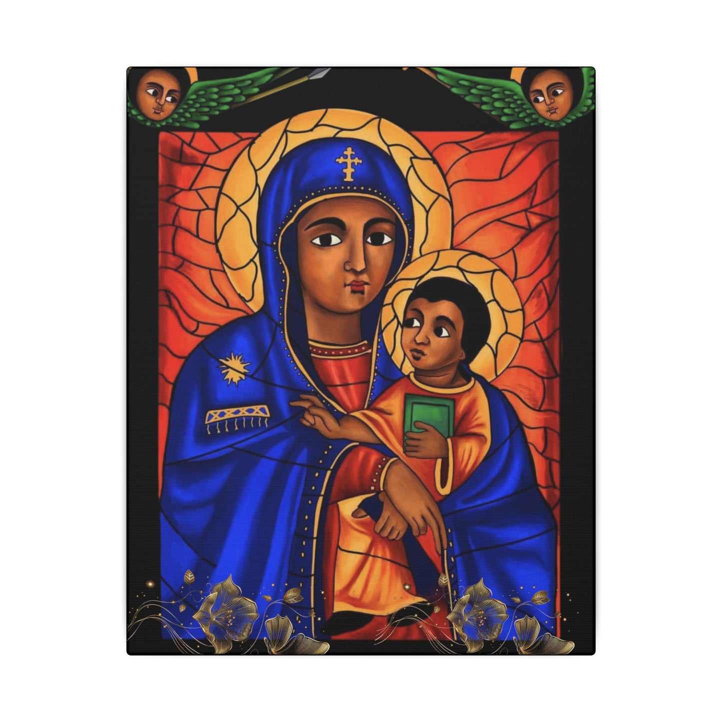 Virgin Mary Matte Canvas, Stretched, 0.75" (Multi-Size)