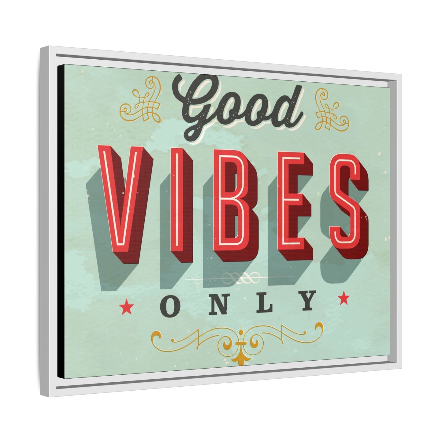 Matte Canvas, Framed (Multi-color)