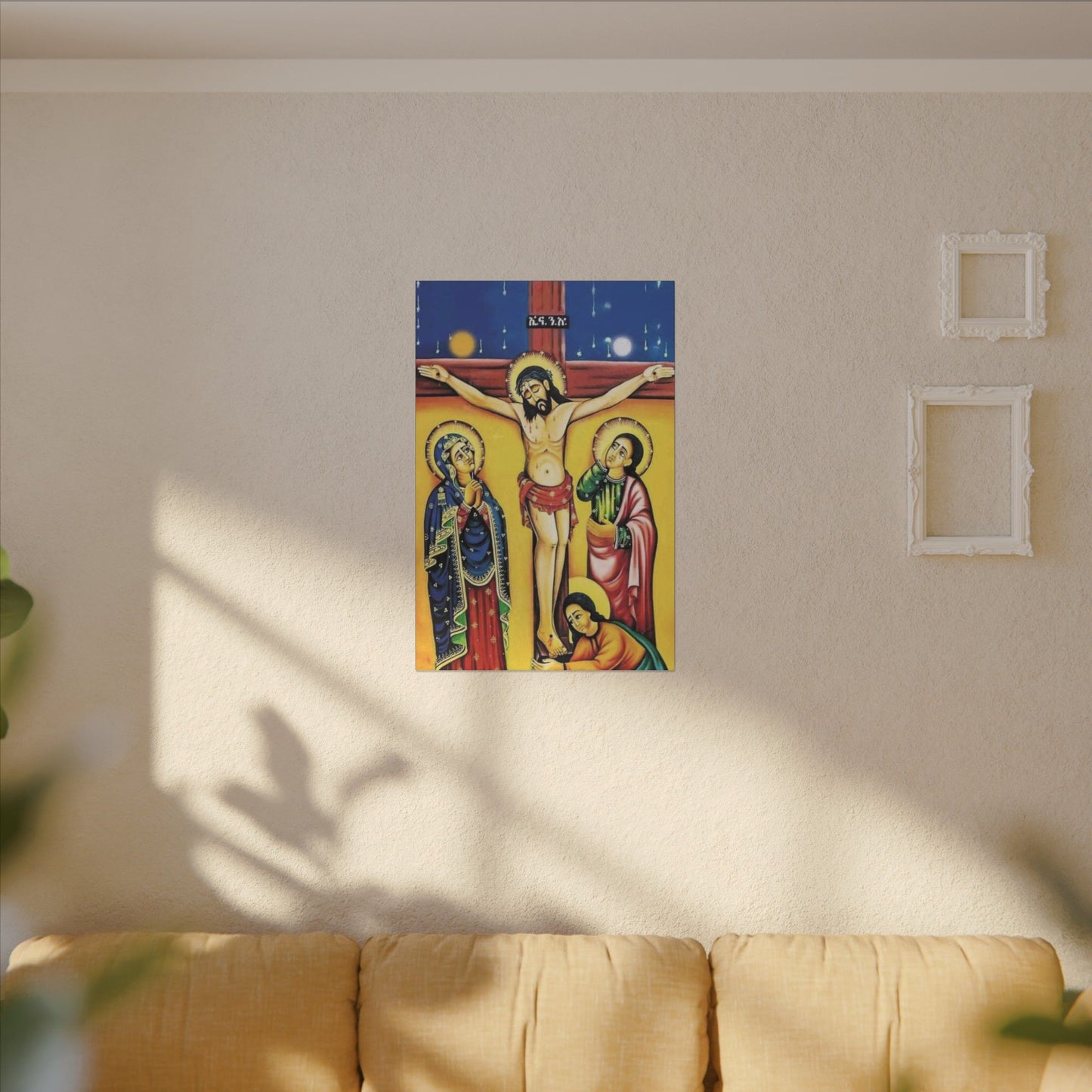 Matte Canvas, Stretched, 0.75" (Multi-Size) Jesus Christ ኢየሱስ ክርስቶስ