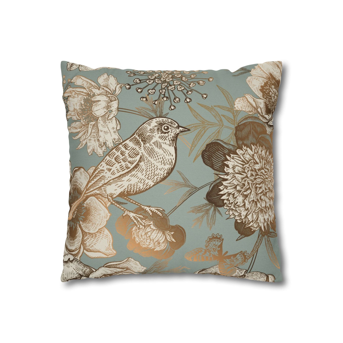 Spun Polyester Square Pillowcase