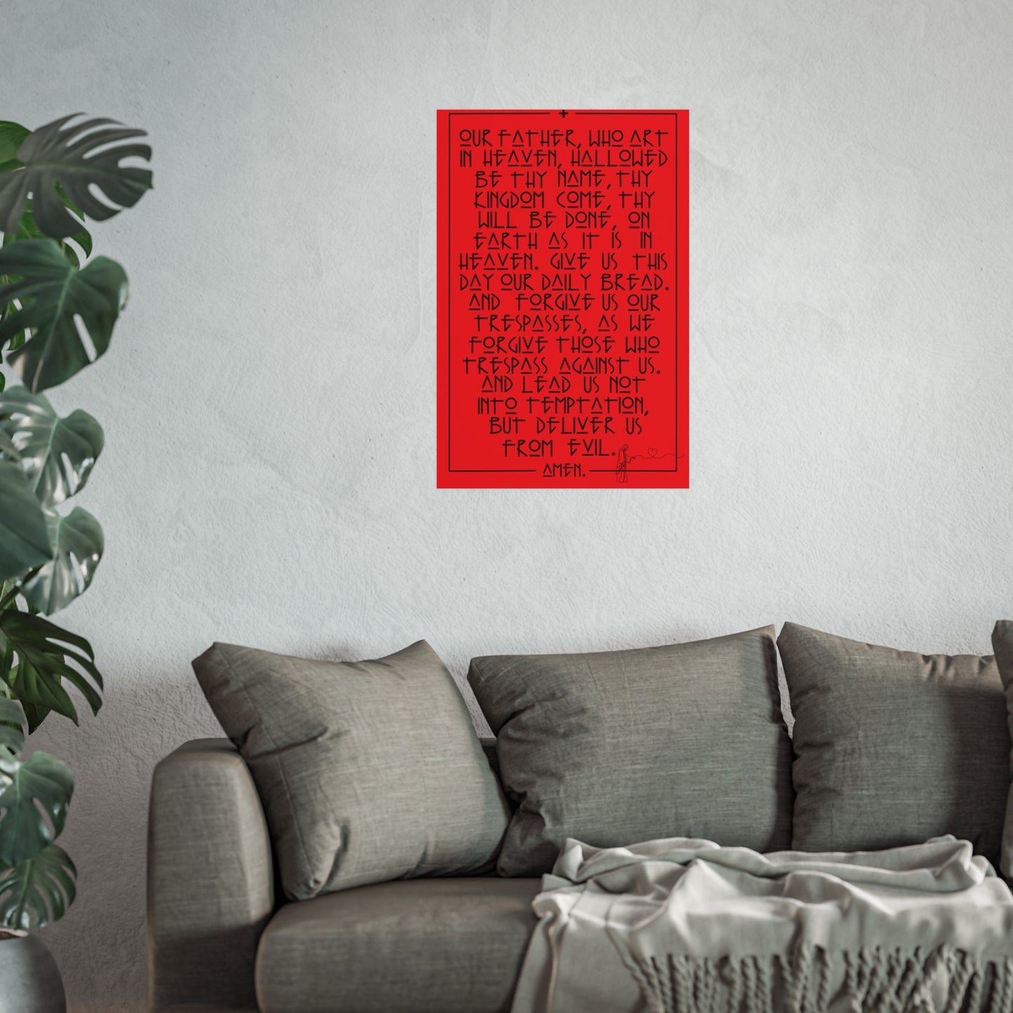 Fine Art Posters Psalms 23 Our Father