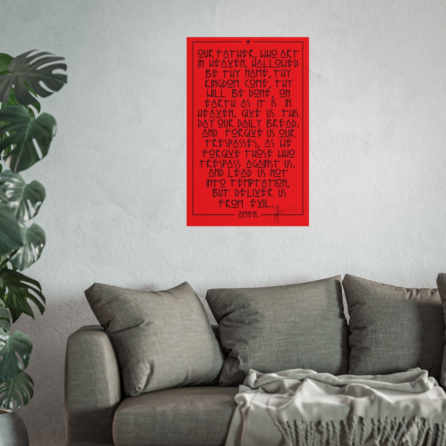Fine Art Posters Psalms 23 Our Father
