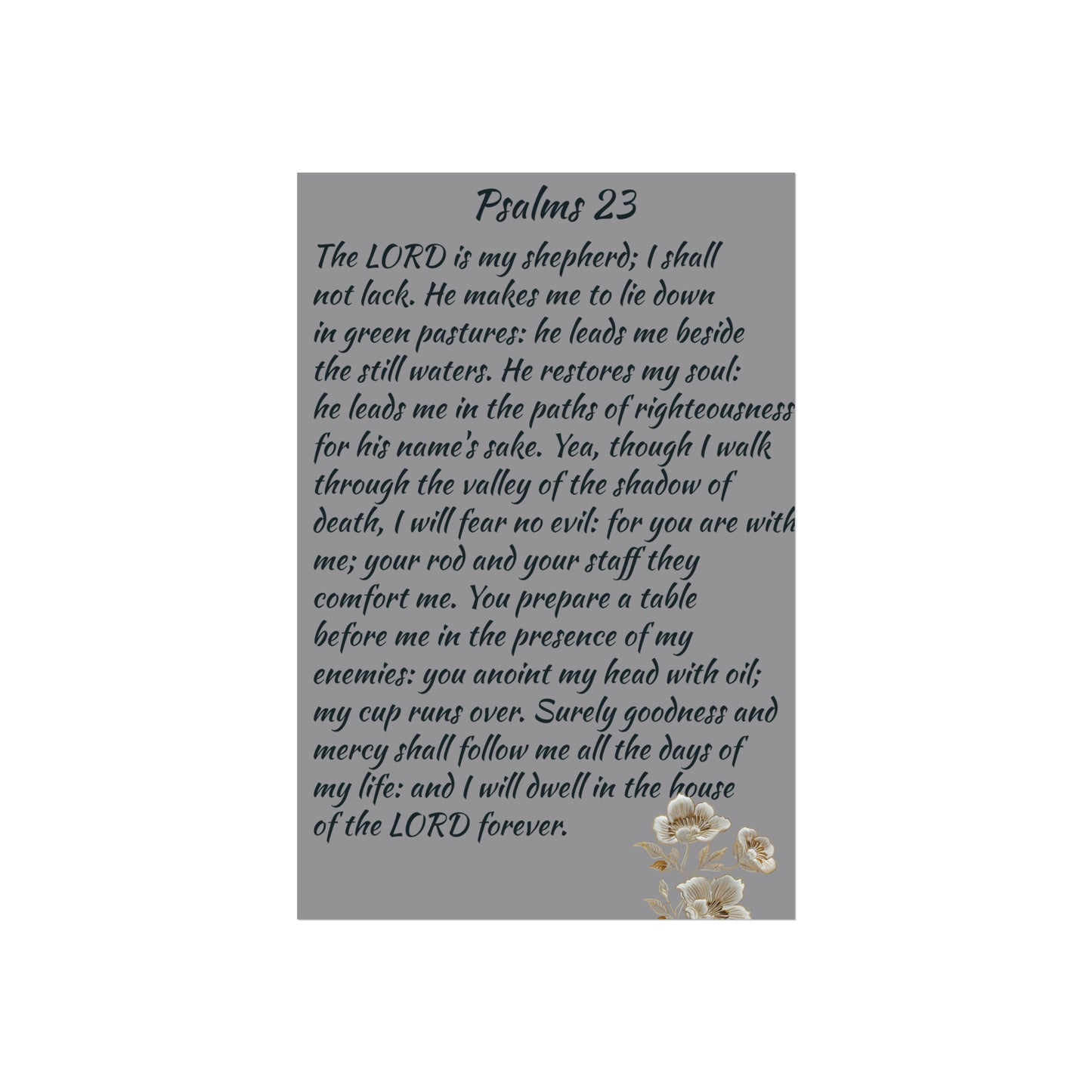 Fine Art Posters Psalms 23