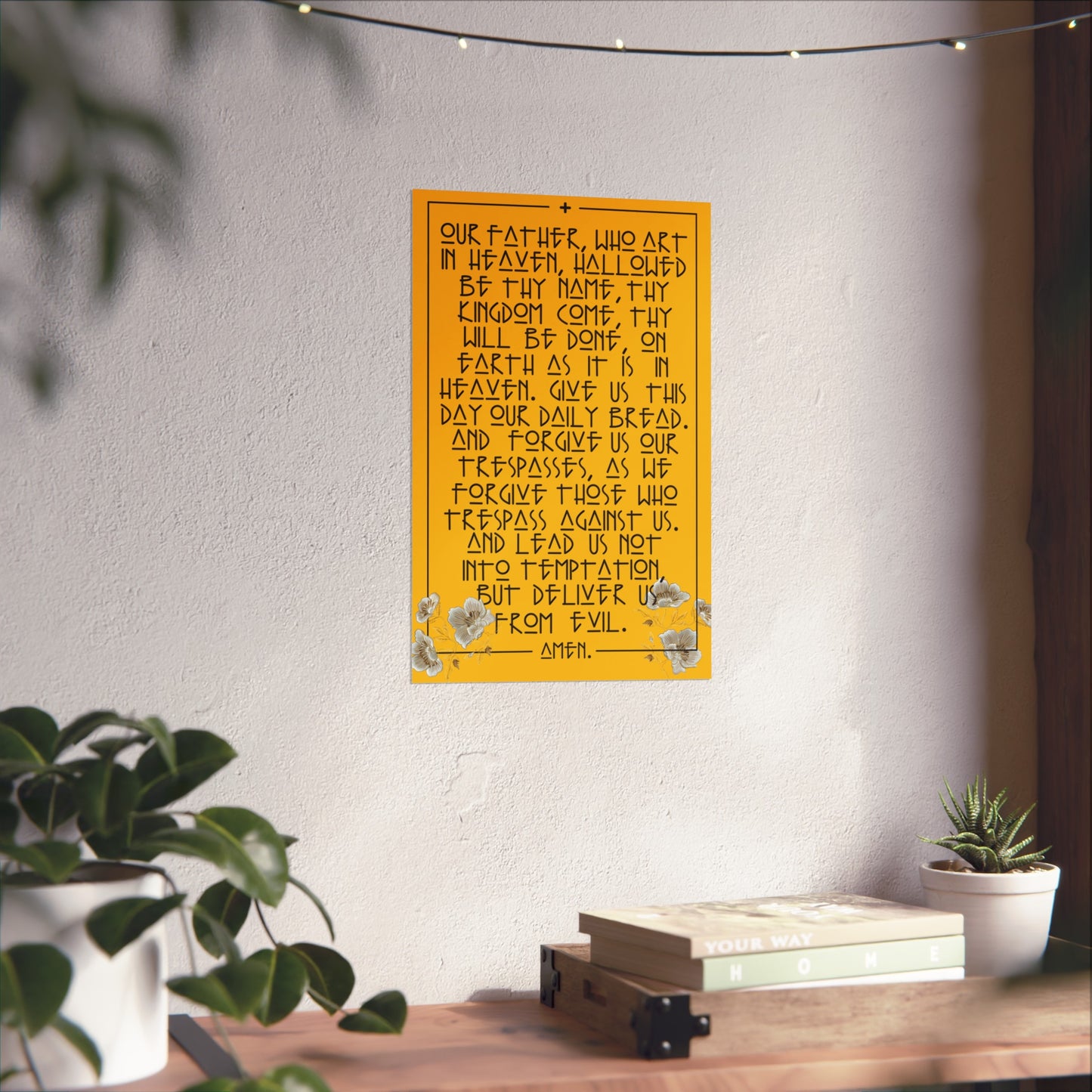Copy of Fine Art Posters Psalms 23 Our Father
