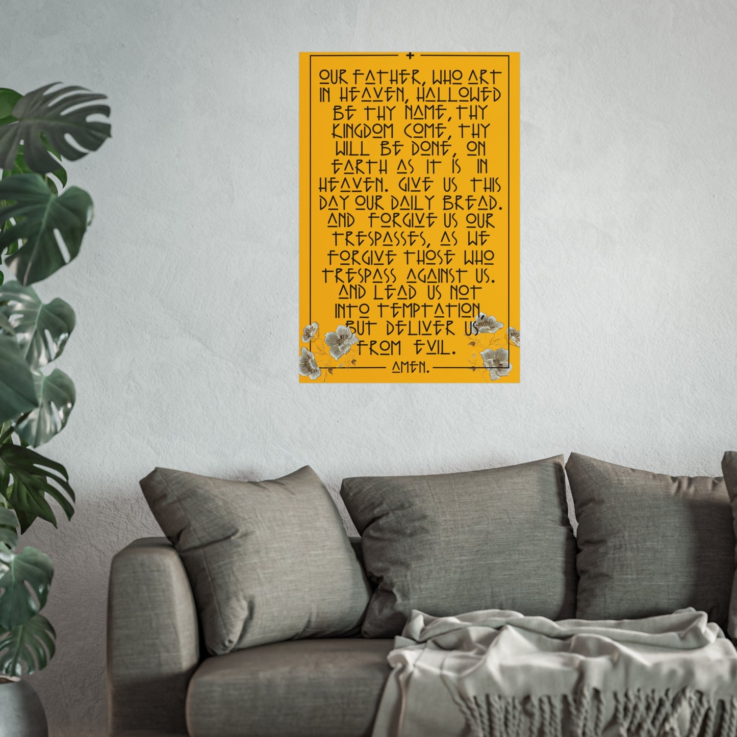 Copy of Fine Art Posters Psalms 23 Our Father