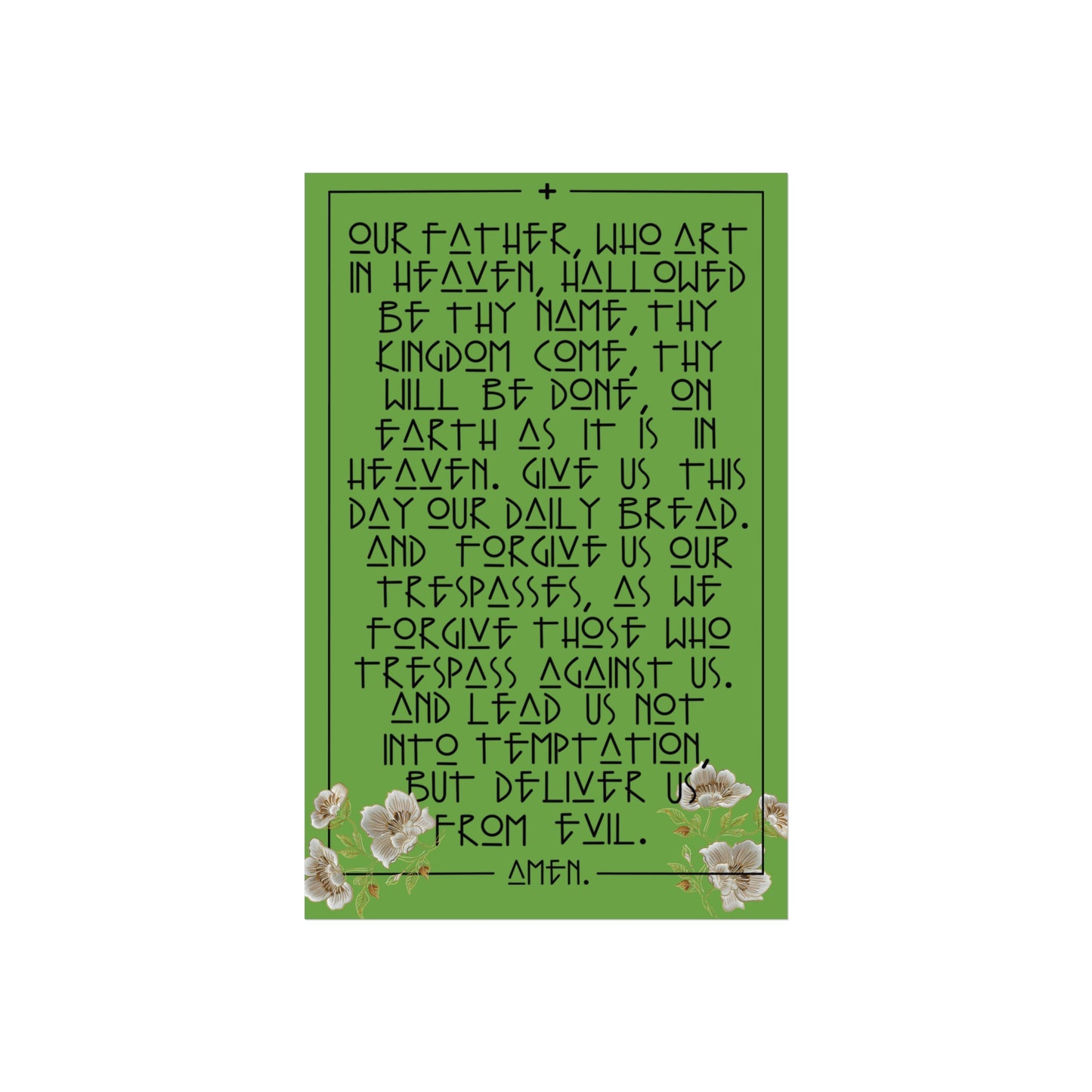 Fine Art Posters Psalms 23 Our Father