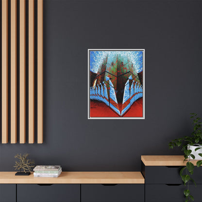 Matte Canvas, Framed (Multi-color)