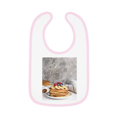 Baby Contrast Trim Jersey Bib