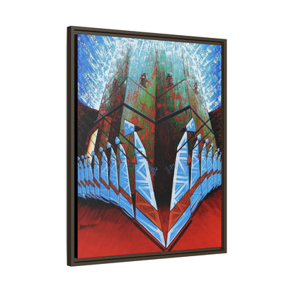 Matte Canvas, Framed (Multi-color)