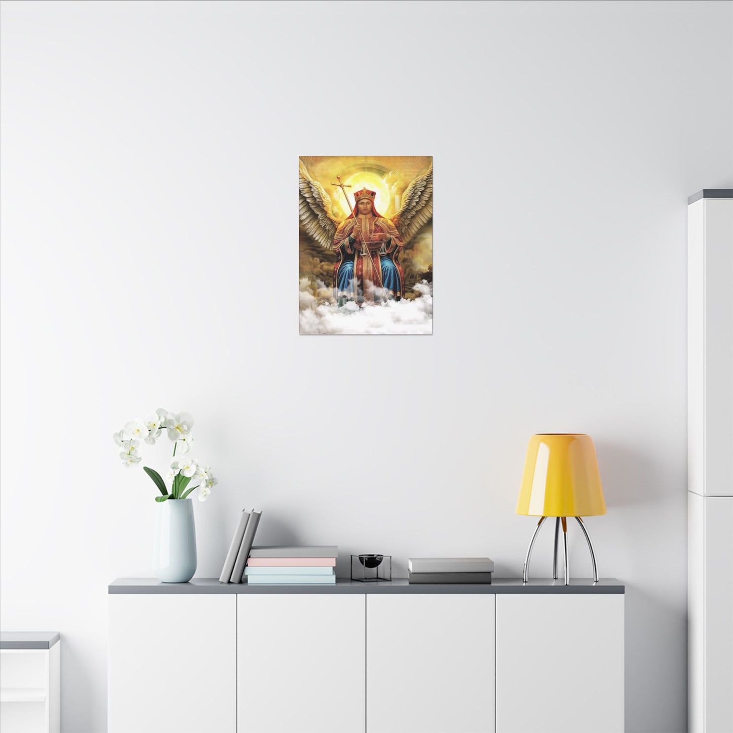 Matte Canvas, Stretched, 0.75" (Multi-Size) Saint Michael ቅዱስ ሚካኤል