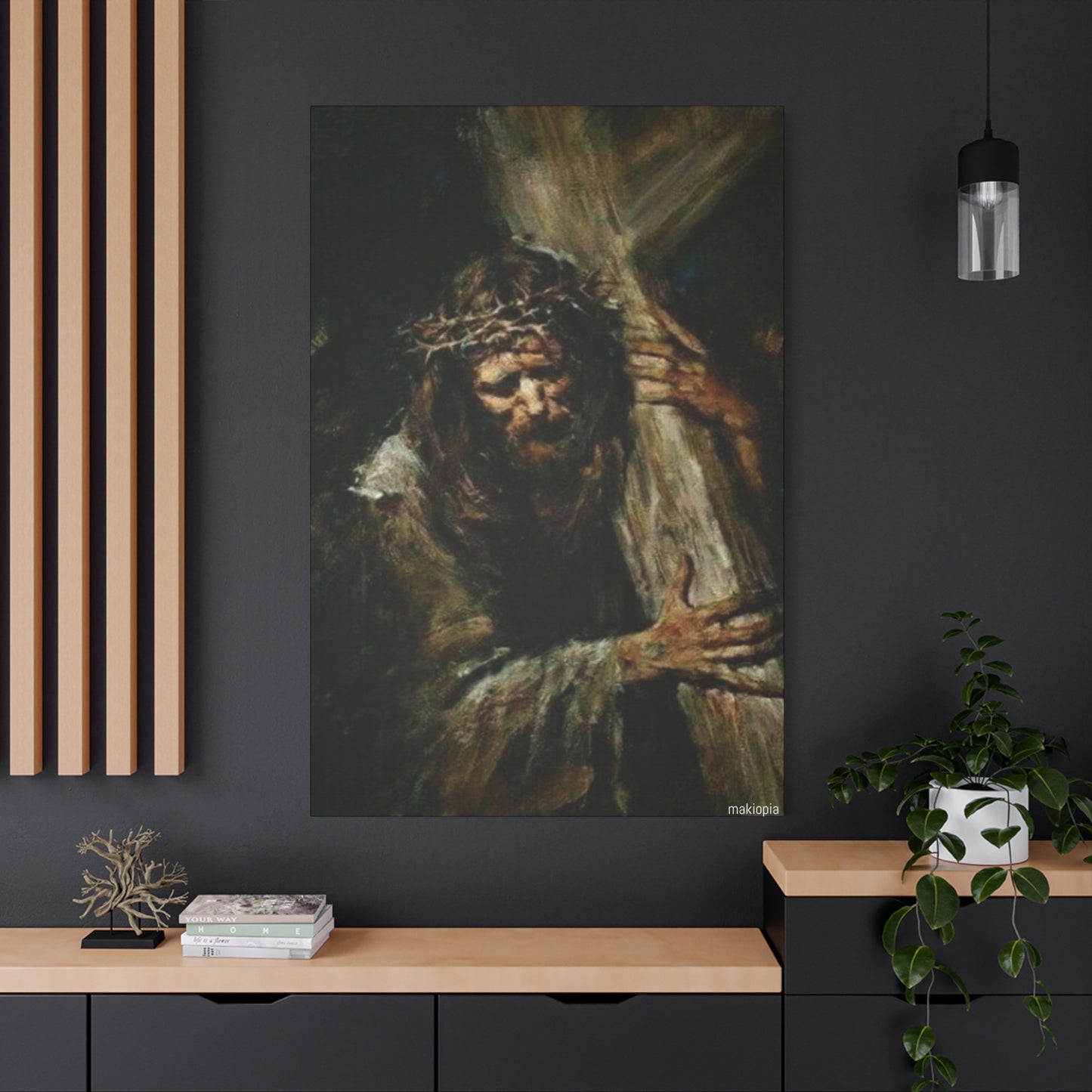 Matte Canvas, Stretched, 1.25" Jesus Christ ኢየሱስ ክርስቶስ