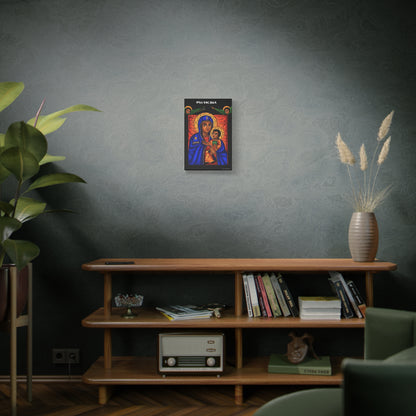Virgin Mary Matte Canvas, Stretched, 1.25" ማርያም ድንግል ምስለ ፍቁር ወልዳ