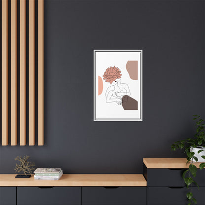 Matte Canvas, Framed (Multi-color)