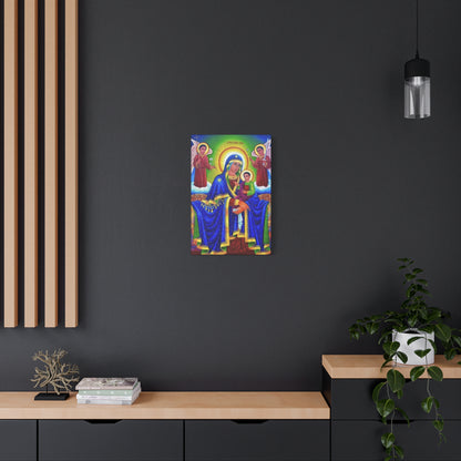 Virgin Mary Matte Canvas, Stretched, 1.25" ማርያም ድንግል