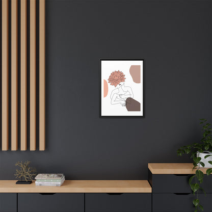 Matte Canvas, Framed (Multi-color)