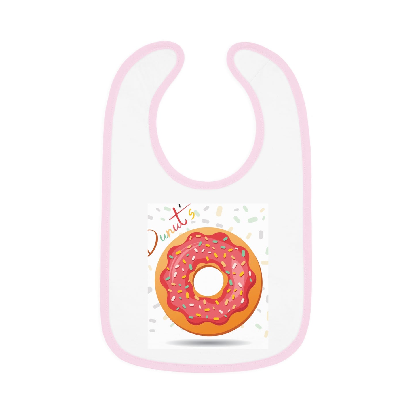 Baby Contrast Trim Jersey Bib