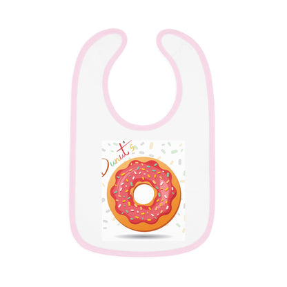 Baby Contrast Trim Jersey Bib